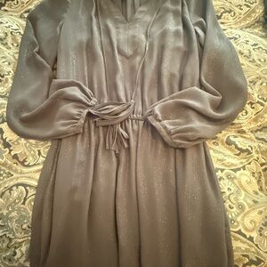 Elegant Gray Women's Dress
